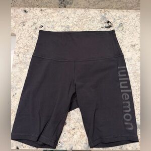 lululemon athletica Black High-Rise Bike Shorts